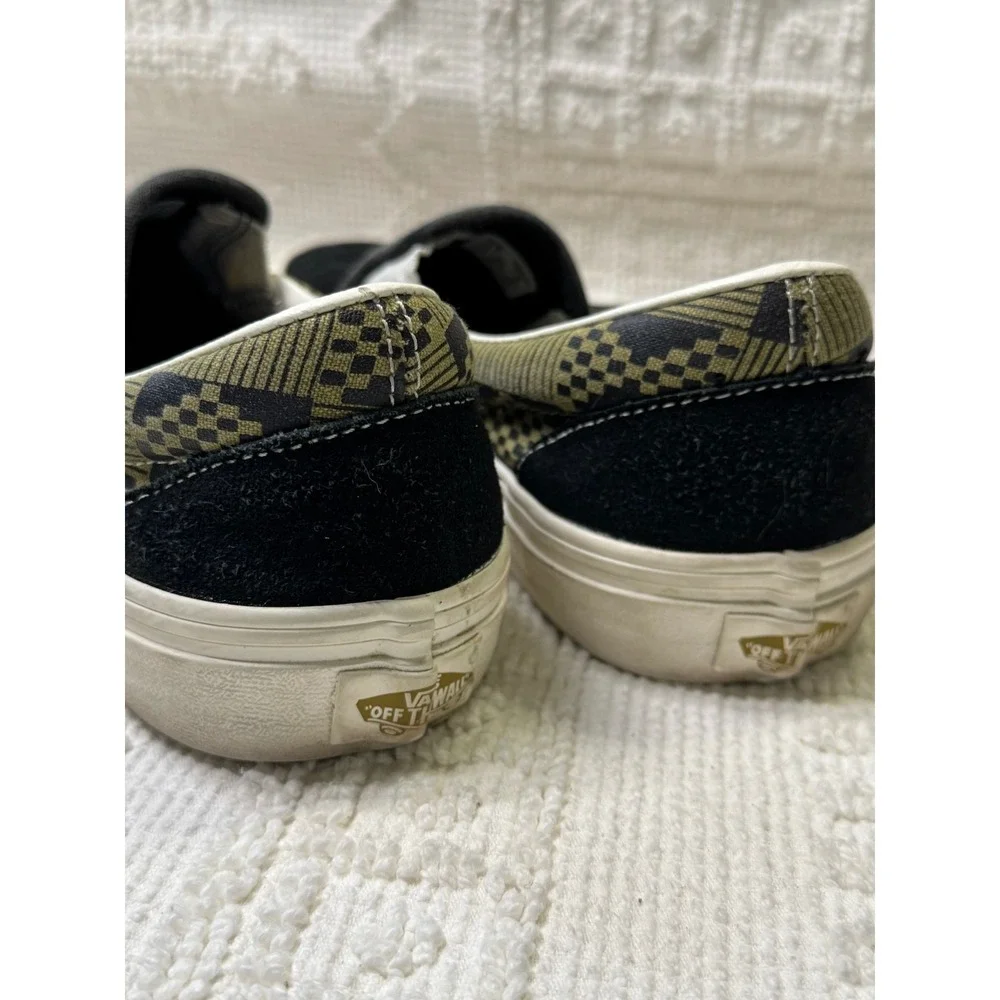 Vans Michael February Classic Slip-On‎ SF Black Olive Men 5.5 Women 7 Surf Shoes